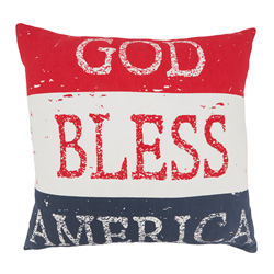 1089 - God Bless America Pillow - Down Filled