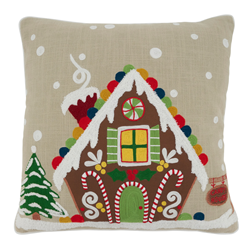 1171 Gingerbread House Pillow