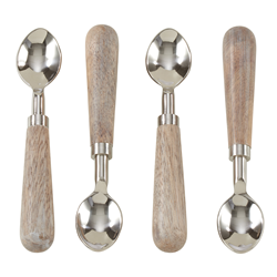 SP228 Wood Cocktail Spoon - Set Of 4