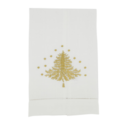 XM504 Christmas Tree Guest Towel