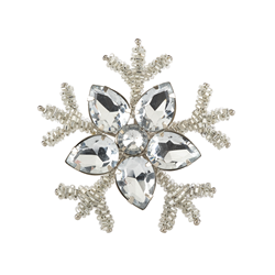 NR136 Snowflake Design Napkin Ring