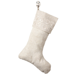 493 Embroidered Design Stocking