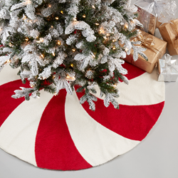 1239 Candy Cane Tree Skirt