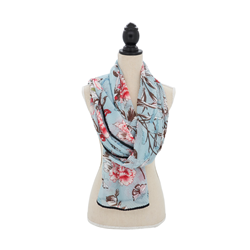 S1928 Butterfly Ruffled Scarf