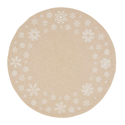1137 Embroidered Snowflakes Placemat