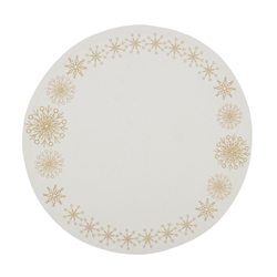 1138 Embroidered Snowflakes Placemat