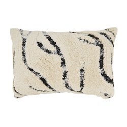 2131 Tufted And Embroidered Lines Pillow