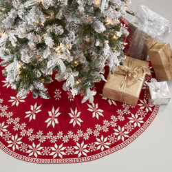 5312 Reversible Kitted Christmas Tree Skirt