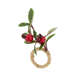 NR476 Red Berry Napkin Ring