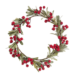 WR445 Red Berry Wreath