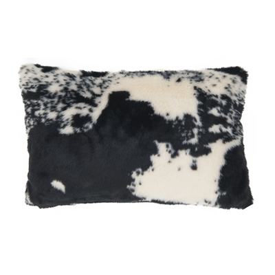 471 Faux Fur Cow Hide Pillow