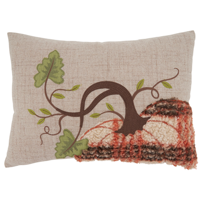 9520 Plaid Pumpkin Pillow