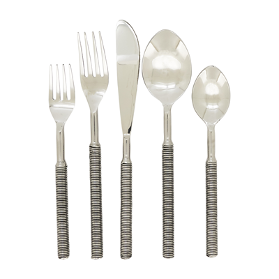 SP899 Ribbed Flatware - Set Of 5