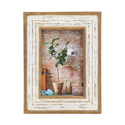 PF127 Distressed Wood Photo Frame