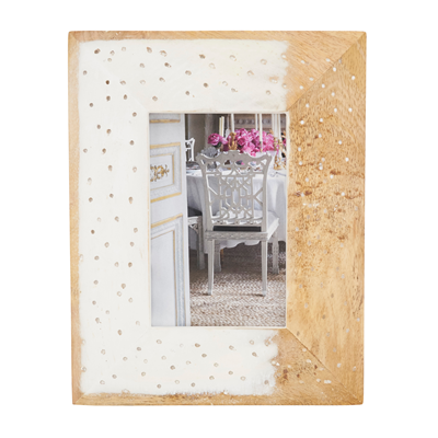 PF129 Distressed Wood Photo Frame