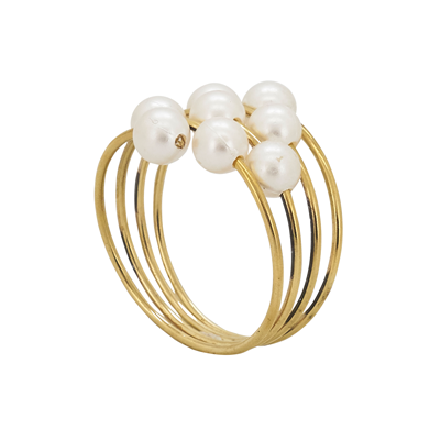 NR242 Pearl Napkin Ring