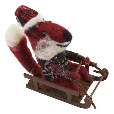 XD152 Handmade Sledding Fox