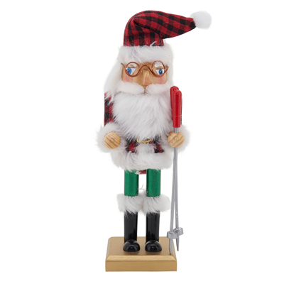 XD591 Buffalo Plaid Nutcracker