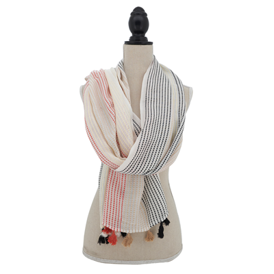 S602 Striped Scarf