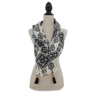 S603 Moroccan Tassel Scarf