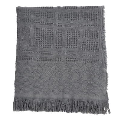 TH201 Cross Hatch Waffle Weave Throw