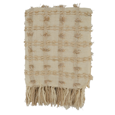 TH257 Fringe Striped Throw