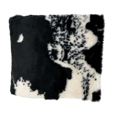 TH471 Faux Fur Cow Hide Throw