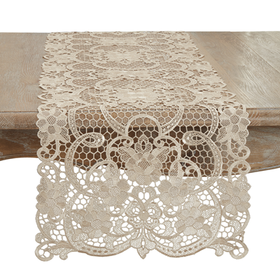 1738 All Over Lace Runner