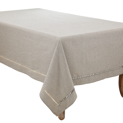 1563 Stripe Hemstitch Tablecloth