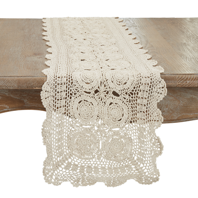 869 Crochet Lace Runner