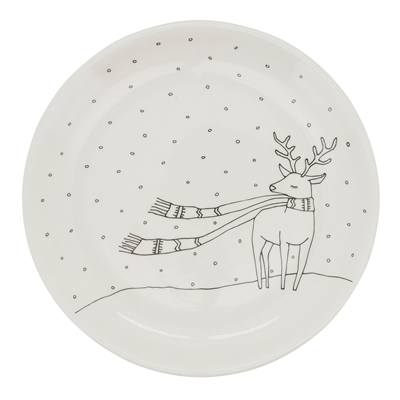 SE115 Cartoon Reindeer Salad Plate