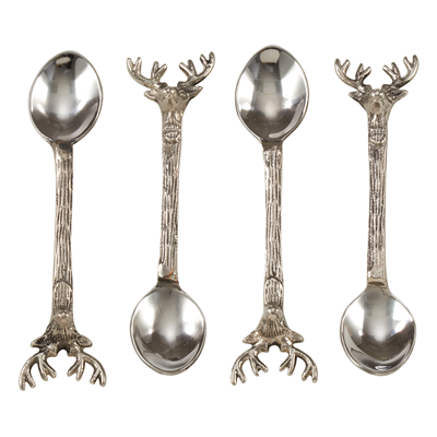 SP775 Reindeer Cocktail Spoon - Set Of 4