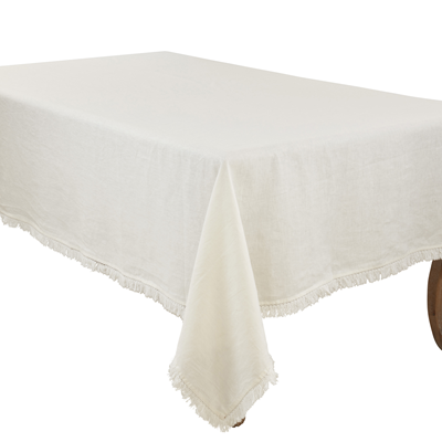 1688 Stonewashed Fringe Tablecloth