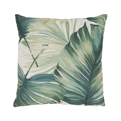 2360 Monstera Outdoor Pillow