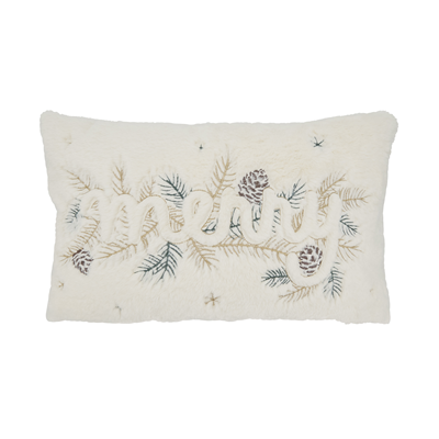 2751 Faux Fur Merry Pillow