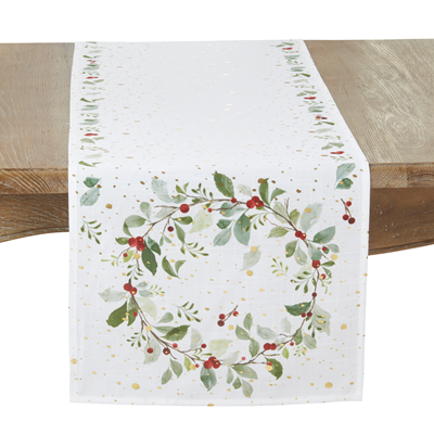 2861 Red Berry Wreath Runner