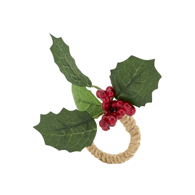 NR475 Red Berry Napkin Ring