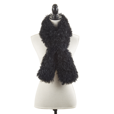 S327 Lamb Fur Scarf